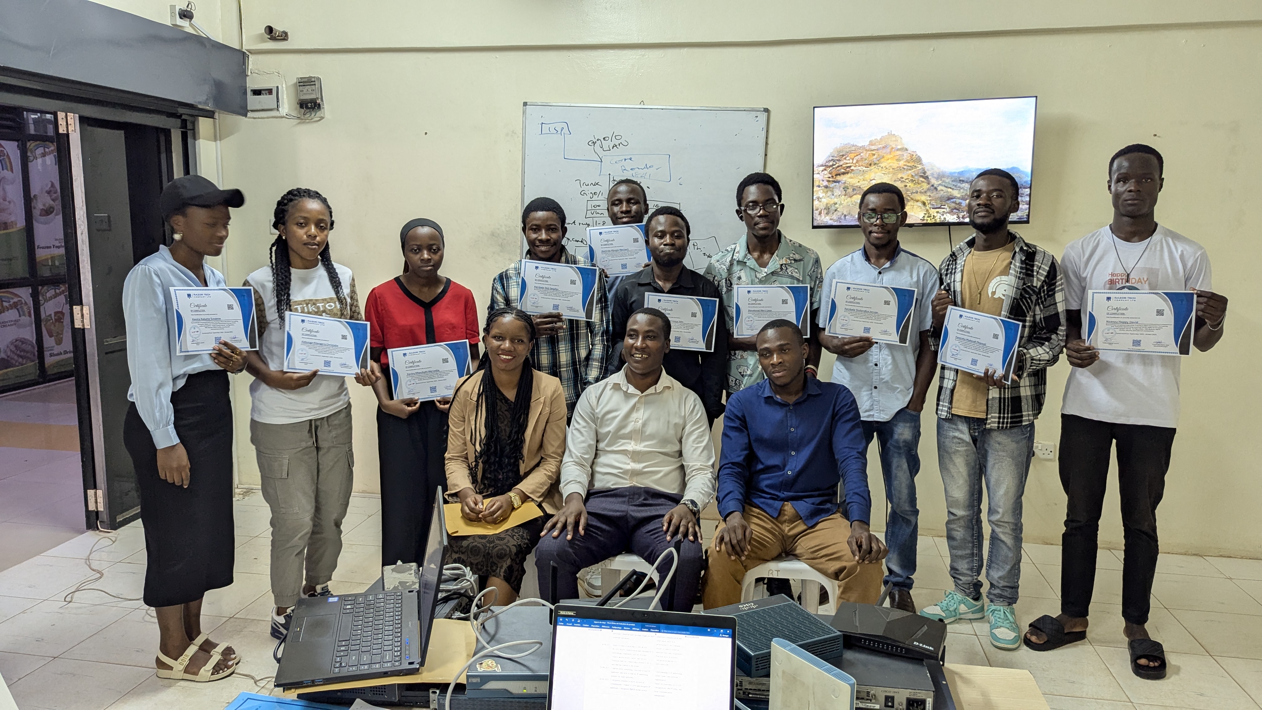 Internship Group Picture of September Intake 2025